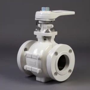 Abrasion-Resistant C-Type Zirconia Ball Valve with Eccentric Design for Process Industries