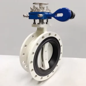 Abrasion-Resistant Manual Zirconia Ceramic Butterfly Valve for Fluid Handling Systems