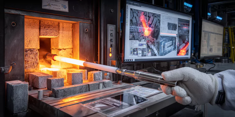 Alumina Ceramic Tubes for Thermocouple Protection