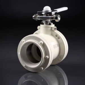 Flow-Modulation V-Port Zirconia Ceramic Ball Valve for Fluid Handling Systems
