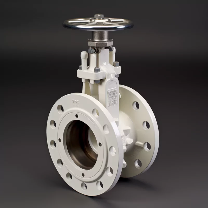 Heavy-Duty Manual Zirconia Ceramic Double Disc Gate Valve for Mining Operations