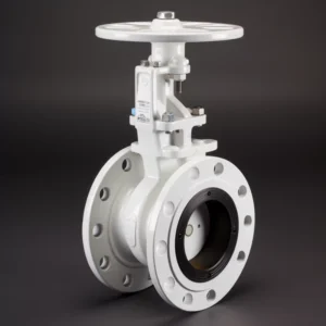 Maintenance-Saving Manual Zirconia Ceramic Double Disc Gate Valve for Utility Plants
