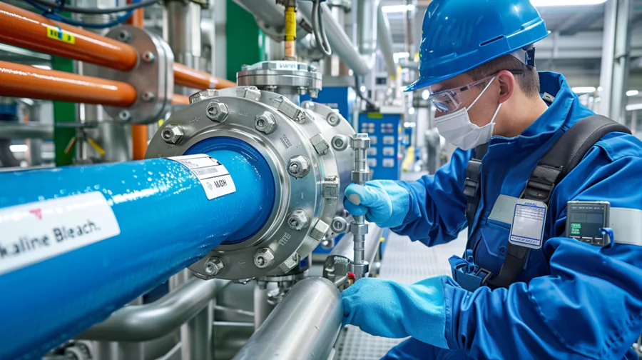 Water Treatment and Pulp Industry with Zirconia Ceramic Butterfly Valve