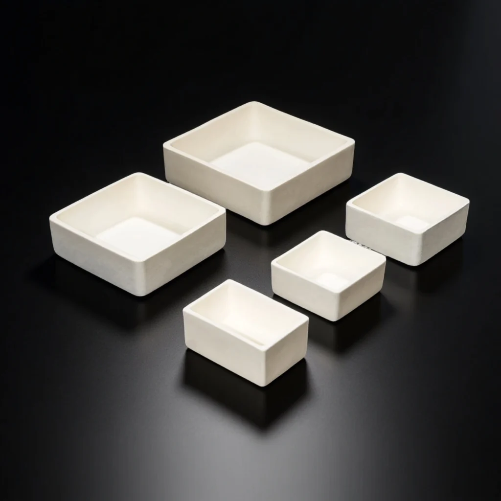 china alumina rectangular trays
