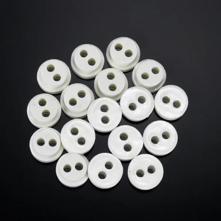 two-hole alumina insulating beads for high-temperature wiring