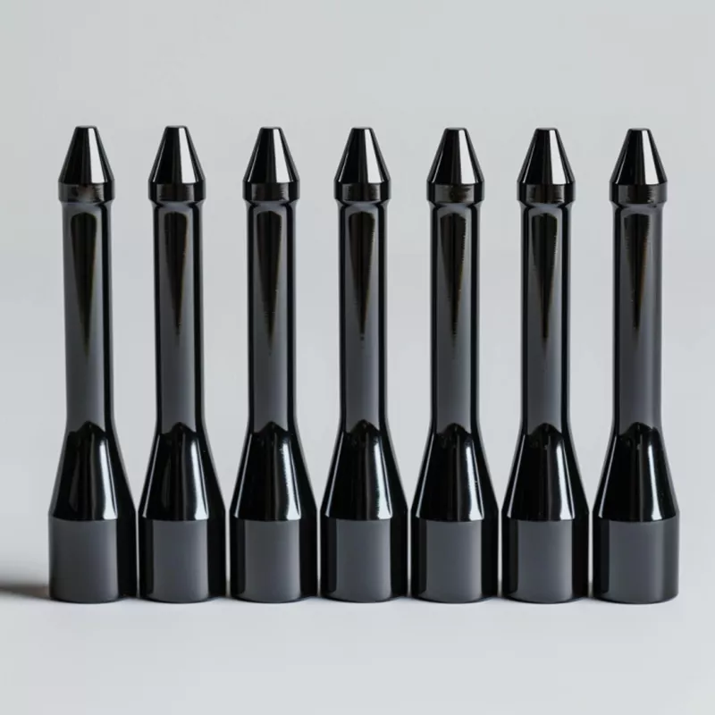 Advanced Black Zirconia Ceramic Pin - Polished Surface Finish