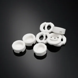 alumina ceramic valve disc installed in knife gate valve trim set