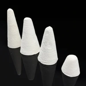 alumina ceramic fiber insulation modules with anchor slots