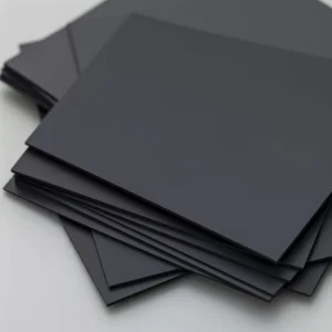 Precision Black Zirconia Ceramic Substrate - Custom Size Available
