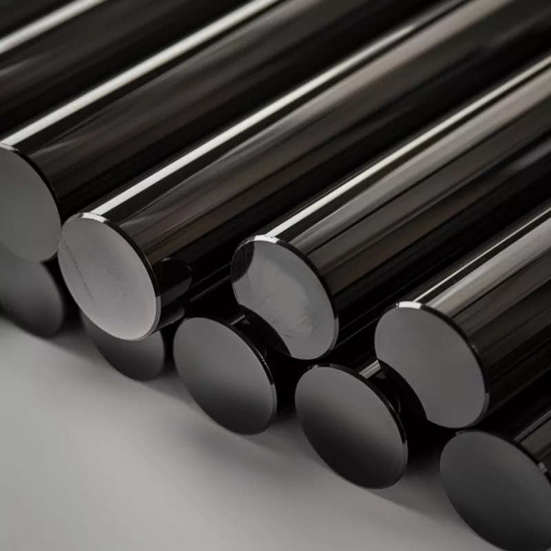 Professional Grade Black Zirconia Ceramic Rod - Precision Machined