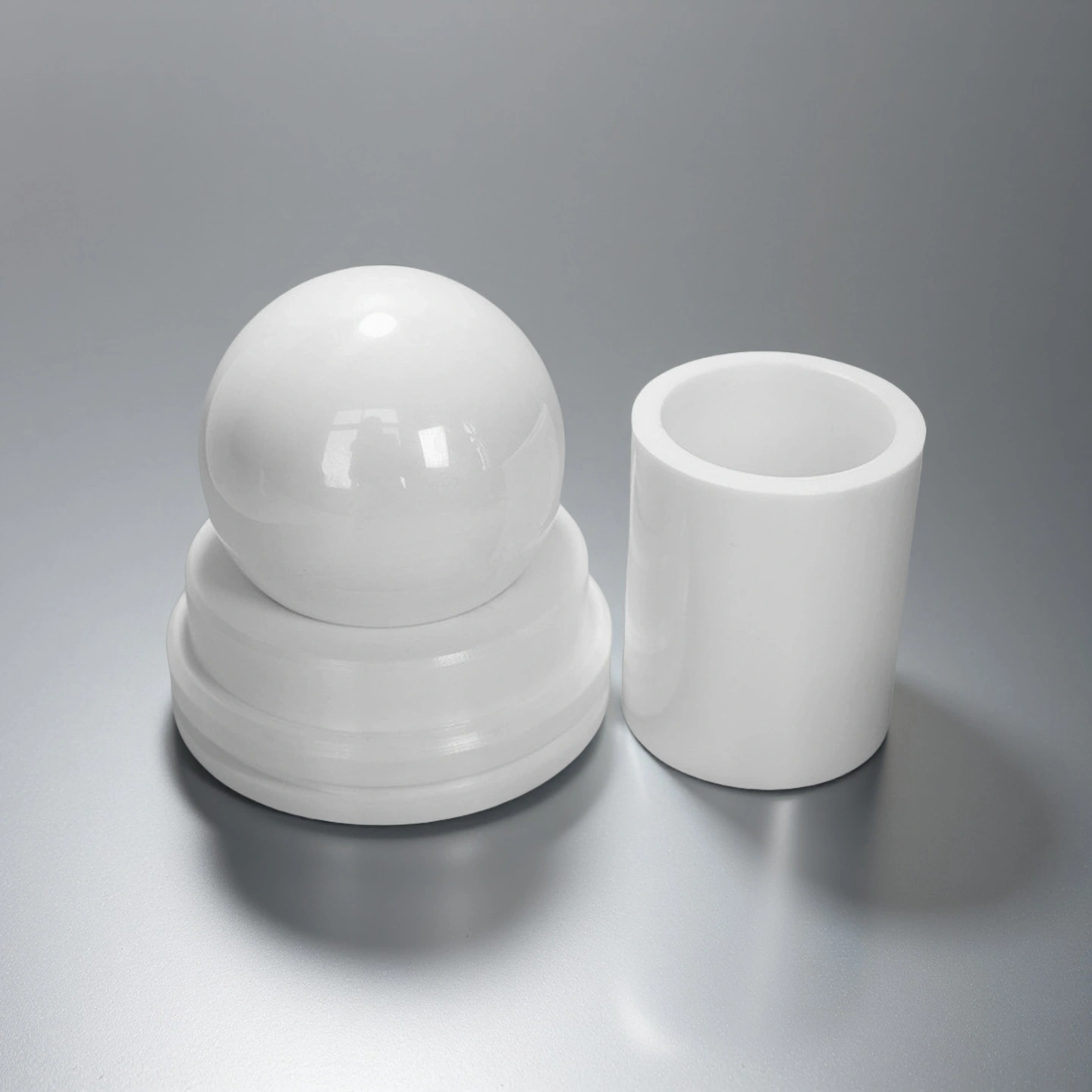 Alumina ceramic ball valve for precision flow control and chemical dosing systems