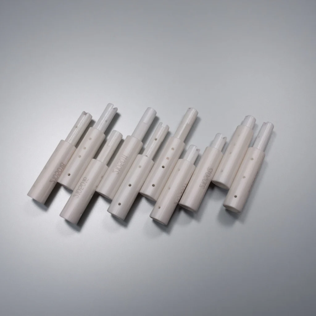 High-precision alumina ceramic dispensing valve for laboratory and chemical applications