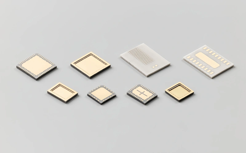 Aluminum Nitride Ceramic Packaging Substrates with Custom Metallization Patterns