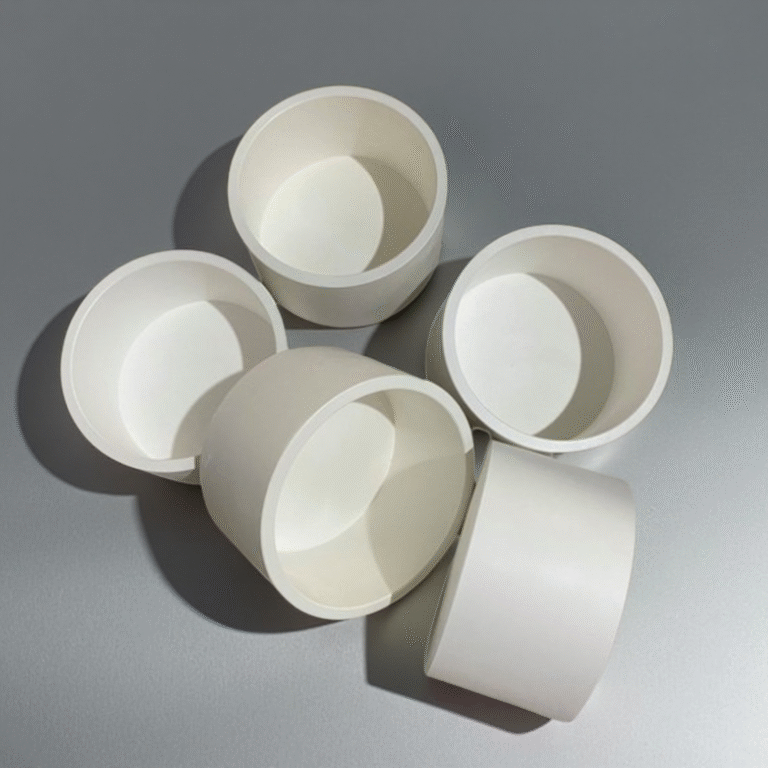 customized boron nitride crucible liner stepped design