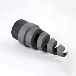 Cycle-Stable Silicon Carbide Spiral Nozzle for Gas-Washing Operations
