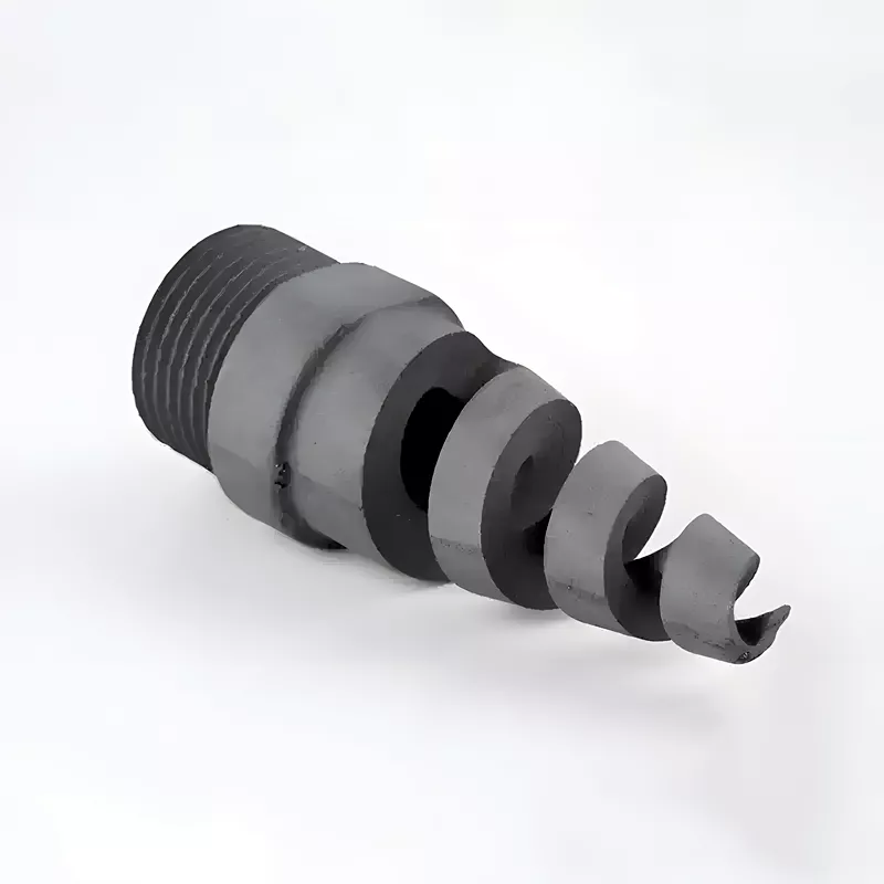 Cycle-Stable Silicon Carbide Spiral Nozzle for Gas-Washing Operations