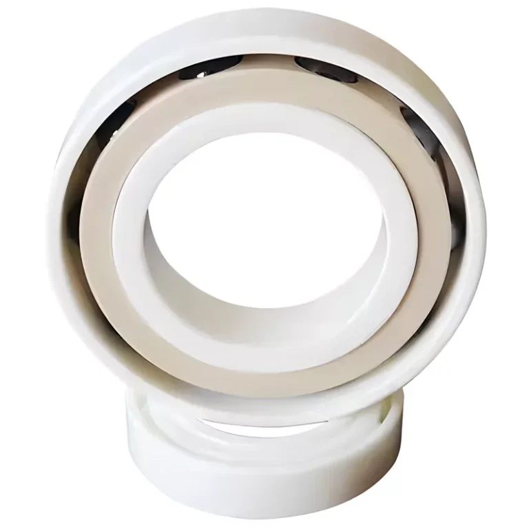 Rotation-Control Zirconia Ceramic Angular Contact Ball Bearing for Automation Cells