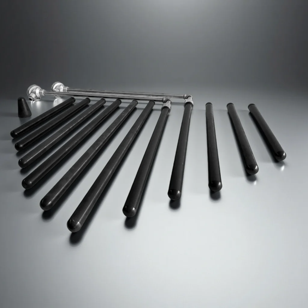 silicon nitride thermocouple protection tube for molten aluminum