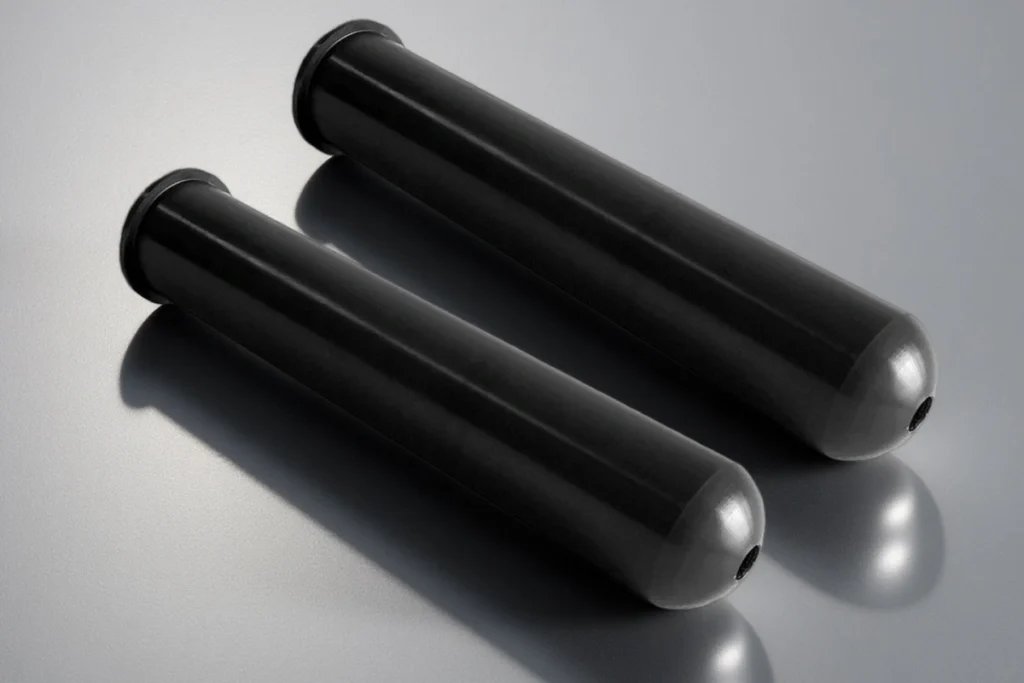 silicon nitride ceramic tube for molten metal