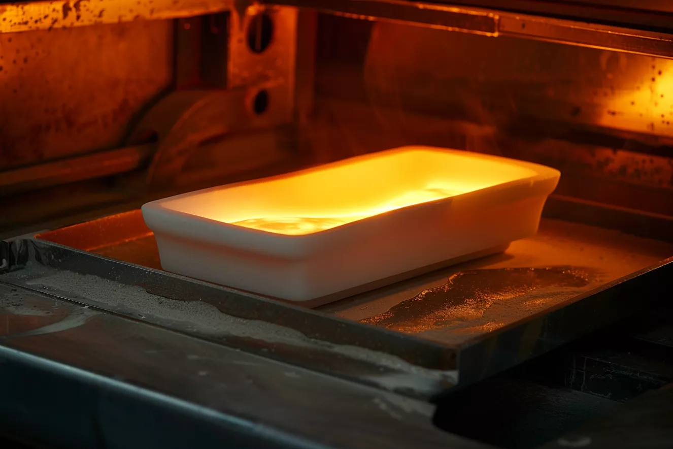 Alumina Combustion Boat in Industrial Sintering Systems for Kiln Lines