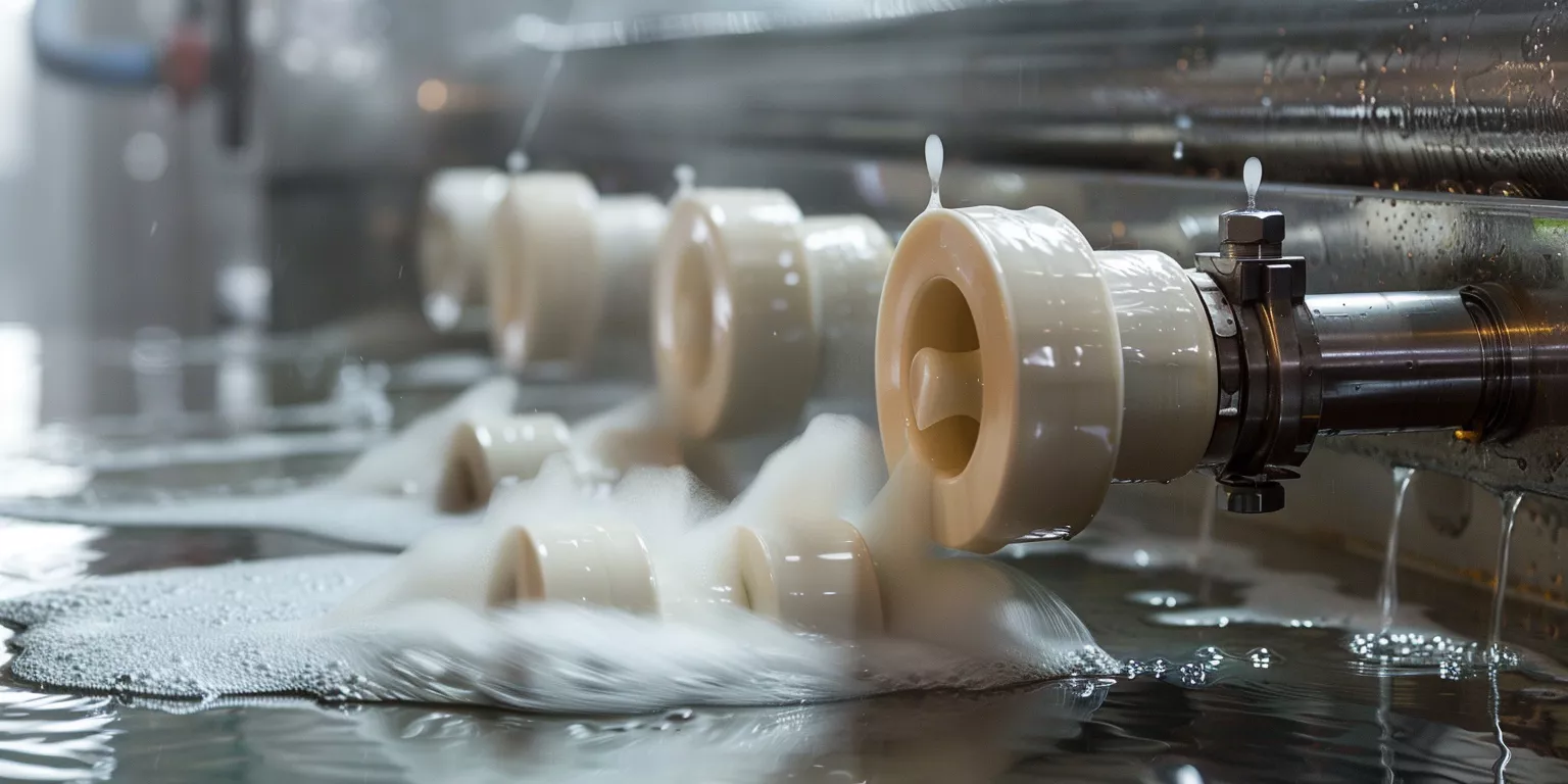 Alumina ceramic pump plunger operating under thermal and cleaning conditions