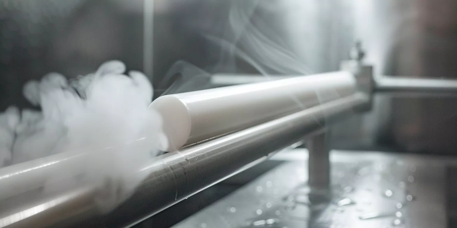 Alumina rod integrated with chemical equipment assembly components