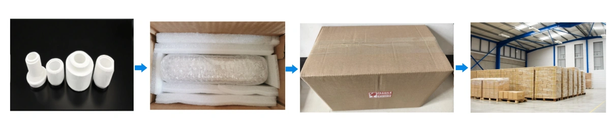 Aluminium Silicate Ceramic Pouring Cup Packaging