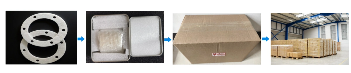 Aluminum Silicate Fiber Gaskets Packaging