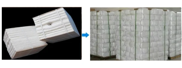 Aluminum Silicate Fiber Modules Packaging