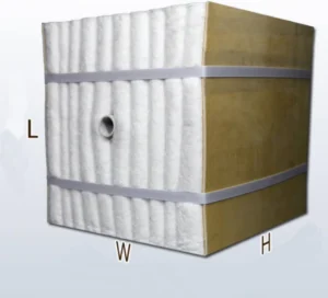 Aluminum Silicate Fiber Modules size