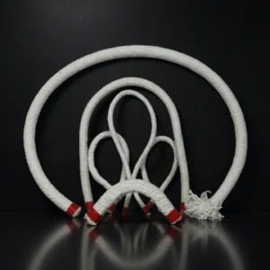 aluminum silicate fiber rope coils for industrial furnace door gaskets