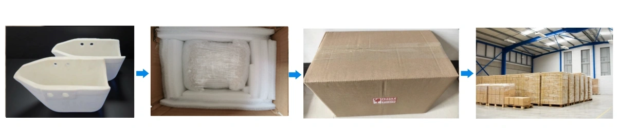 Aluminum Titanate Ceramic Pouring Ladle Packaging