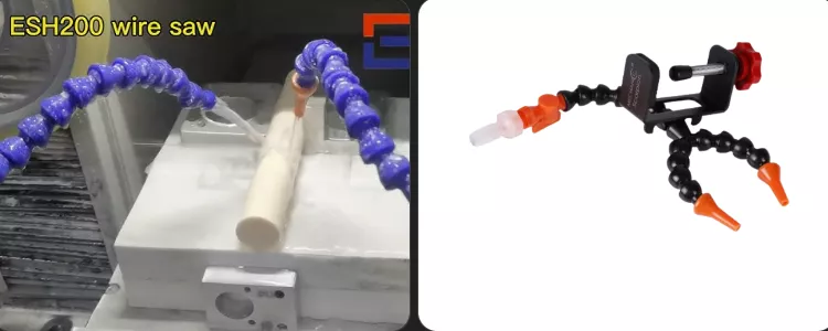 Cooling System for Thermal Control for Alumina Ceramic Tube Cutting