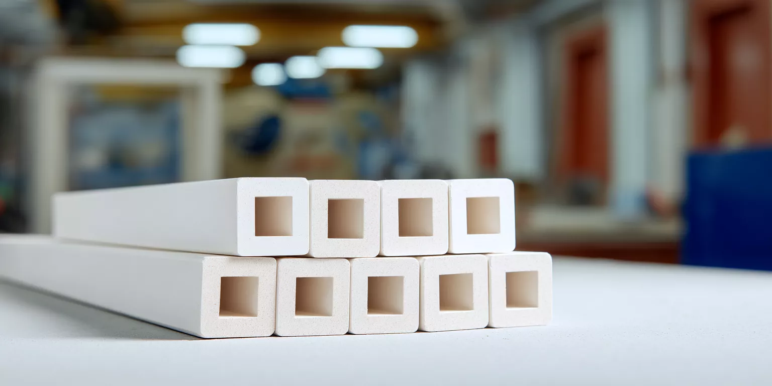 Corundum Square Tubes as Structural Components