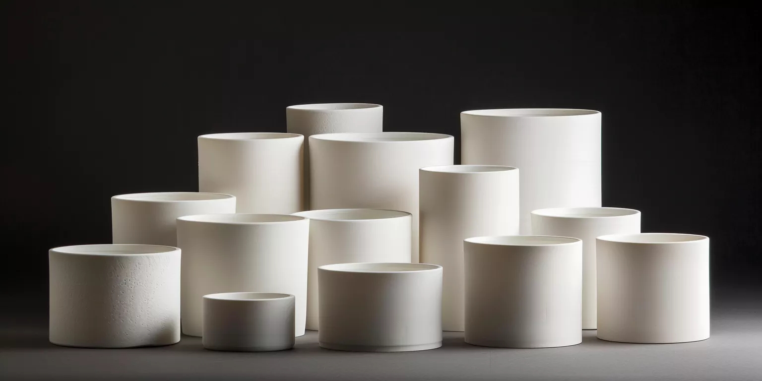 Cylindrical Alumina Crucible with Straight Wall High Purity Sintered Al₂O₃ Laboratory Grade