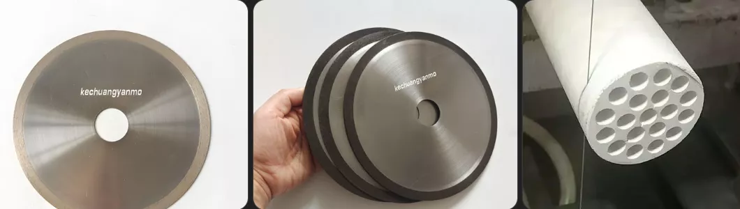 Diamond Cutting Wheel or Diamond Saw For Alumina Ceramic Tube Cutting