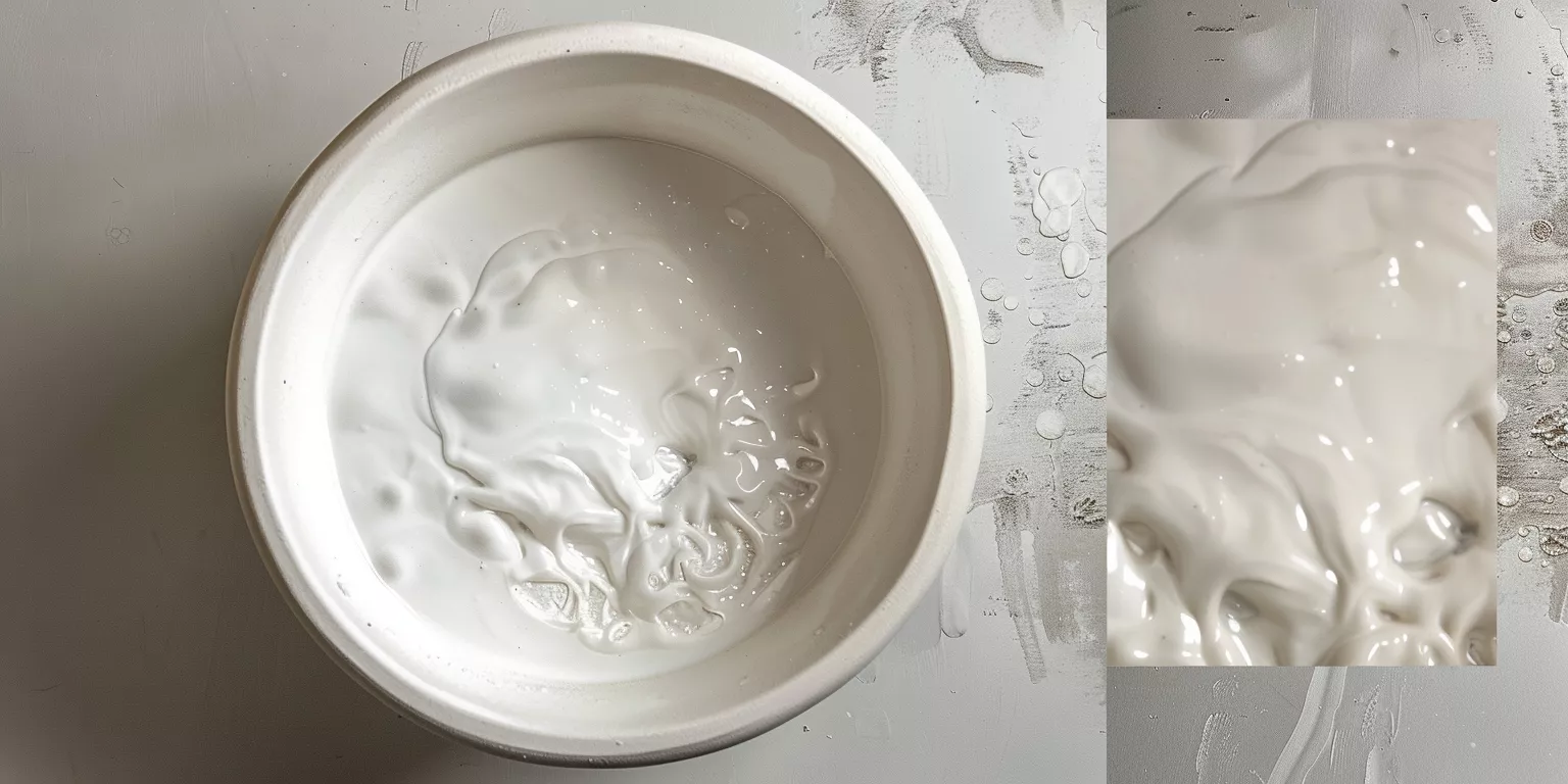 Glassy flux layer on alumina crucible interior wall Glassy flux layer on alumina crucible interior wall