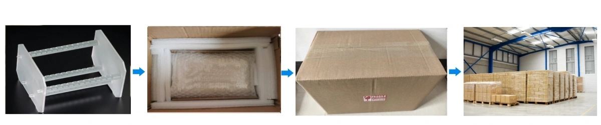 High Purity Alumina Wafer Boat Packaging