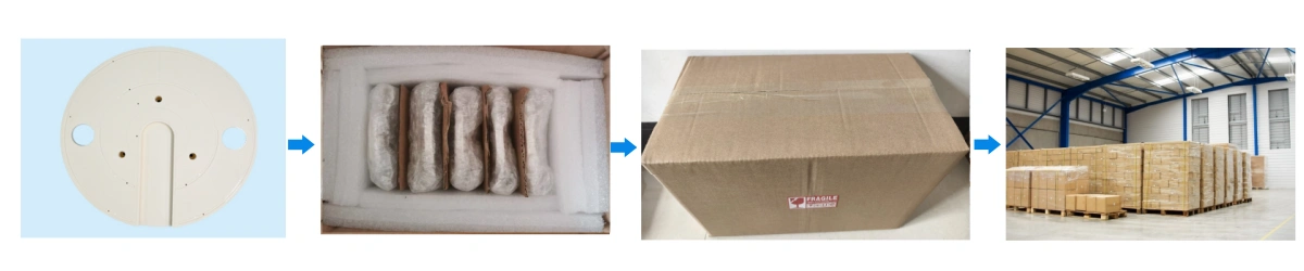 High purity alumina vacuum chuck packaging