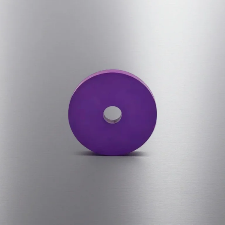 LaB6 ring with controlled chamfer edge detail for handling and installation