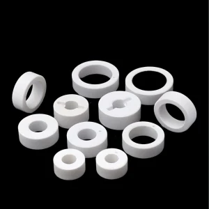 machinable glass ceramic ring with precision OD ID and flat faces for spacing