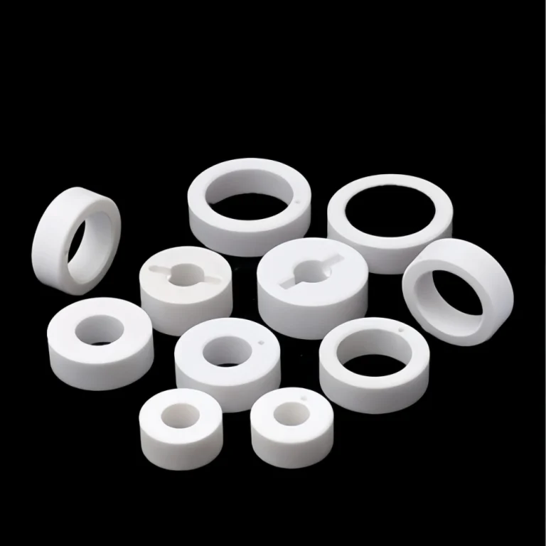 machinable glass ceramic ring with precision OD ID and flat faces for spacing