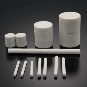 multiple machinable glass ceramic rods in standard diameters for vacuum and furnace applications