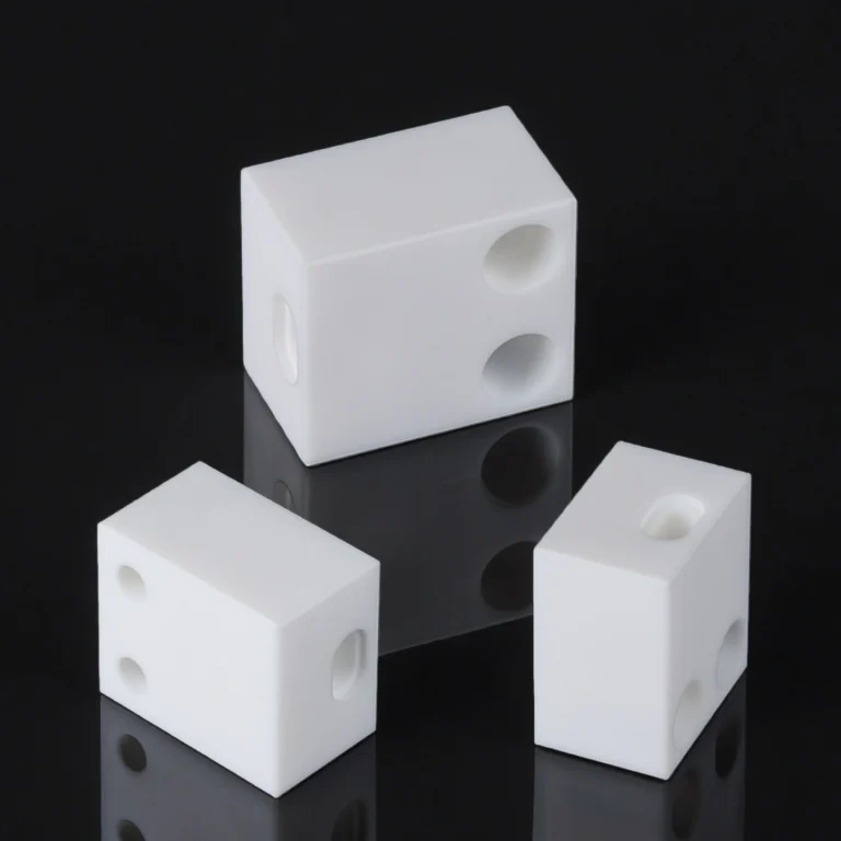 Machinable glass ceramic mounting plate with threaded holes and slots for optical and laser equipment