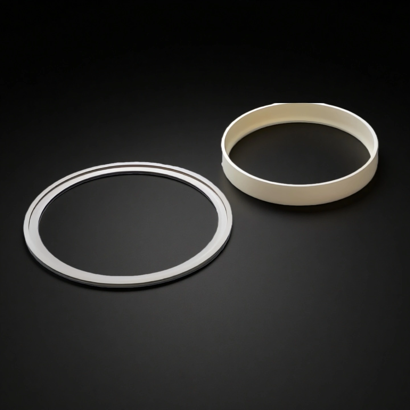 packaged high purity ceramic focus ring in foam protection to prevent edge chipping