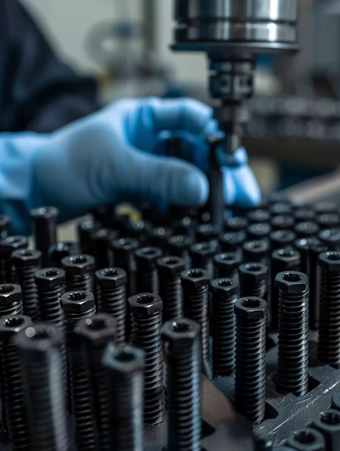 Precision-Threaded SiC Ceramic Fasteners with Clear Thread Profiles