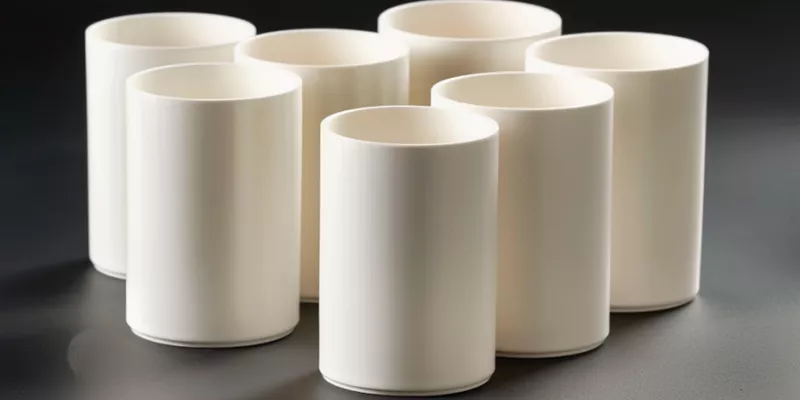 Premium Cylindrical Alumina Crucibles with Robust Geometry for Thermal Design