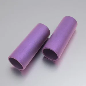 Protective transport packaging securing LaB6 cathode tube base to prevent tip damage