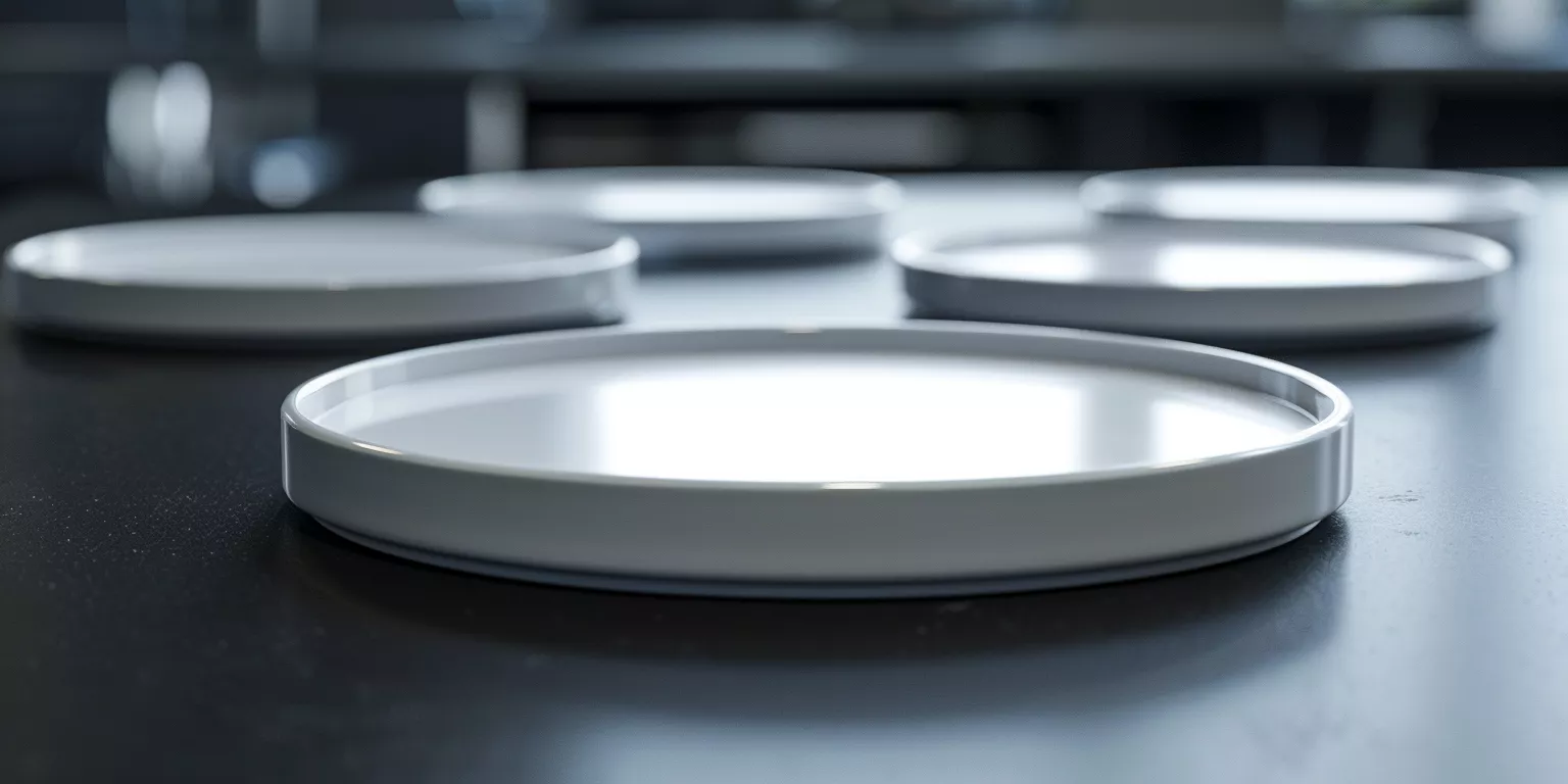 Round alumina tray used in MIM sintering process Round alumina tray used in MIM sintering process