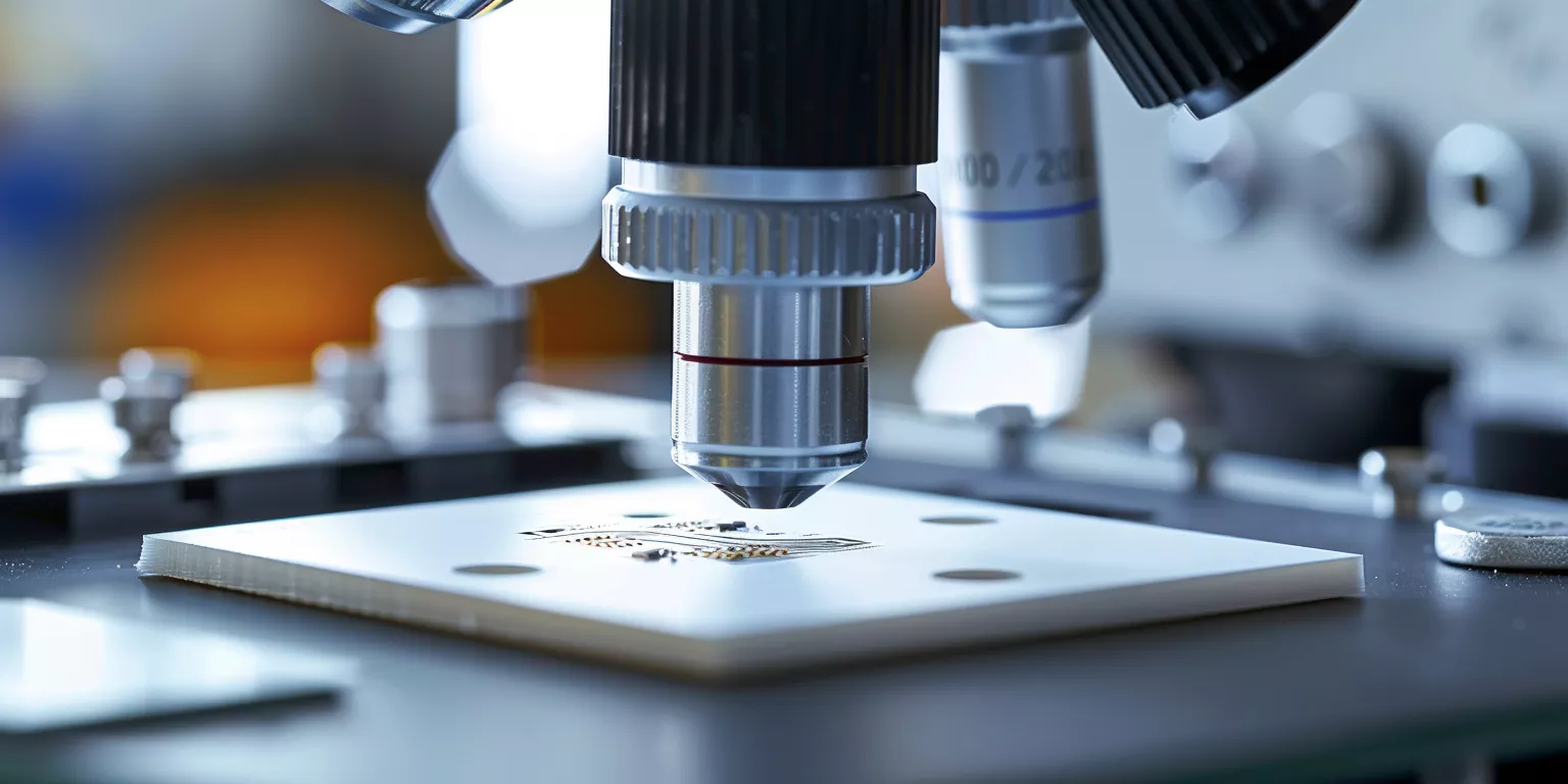 Surface and metallization inspection of alumina ceramic PCB substrate